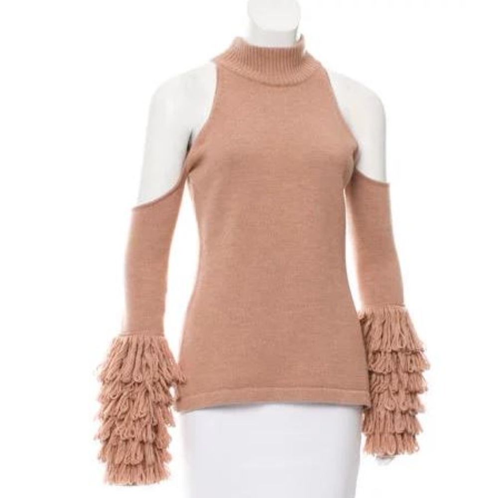 Jonathan Simkhai Merino Wool Sweater w/ Mock Neck